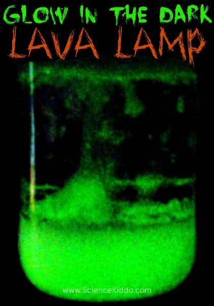 Make a glow in the dark lava lamp this Halloween to wow the kids! No black light needed. There is so much science to learn from this one exciting activity!